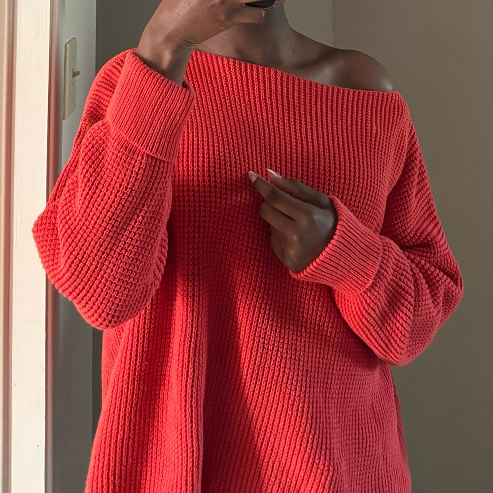 French Connection - Red Oversized Sweater